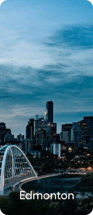 Edmonton city skyline