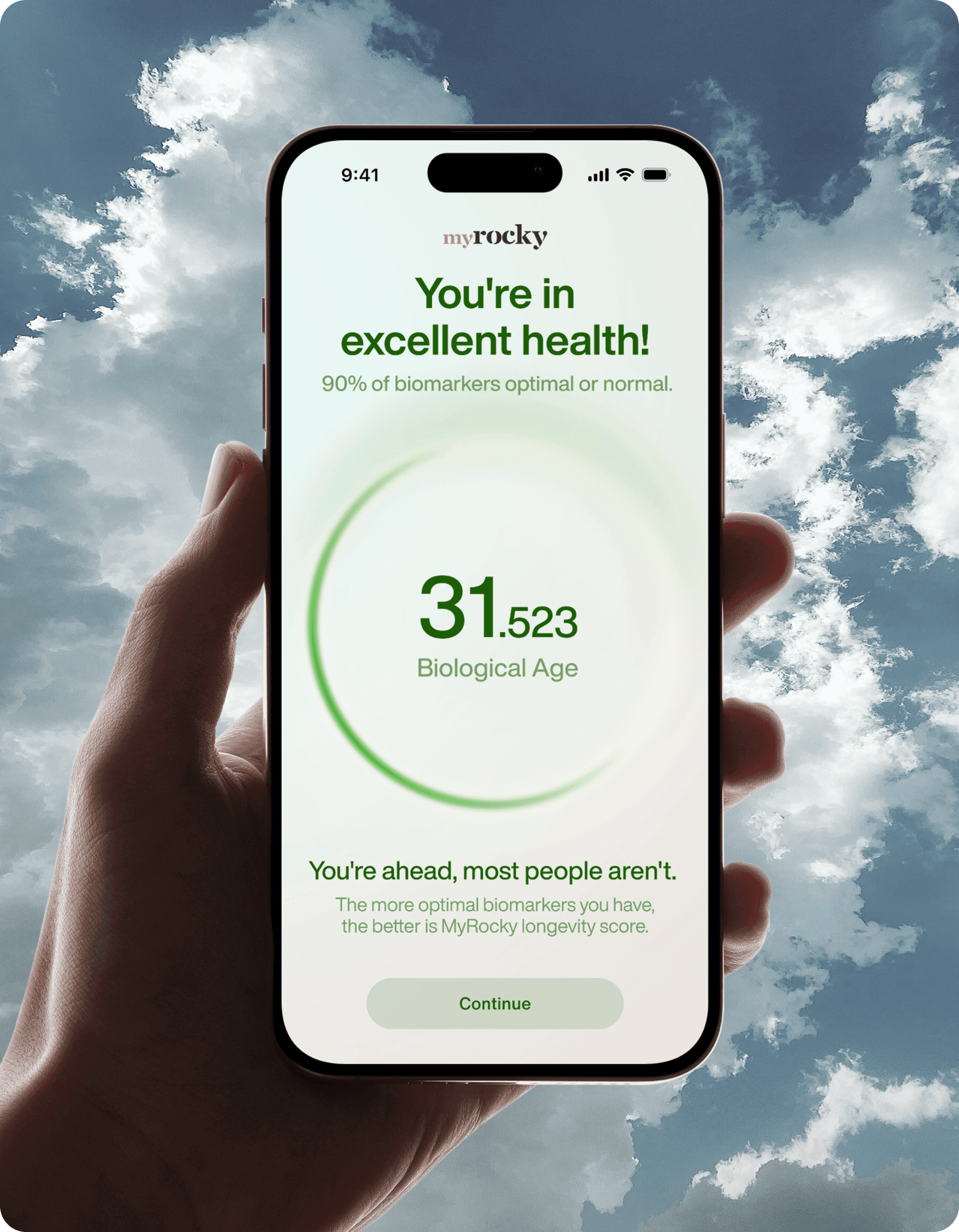 Phone Mockup with App Results