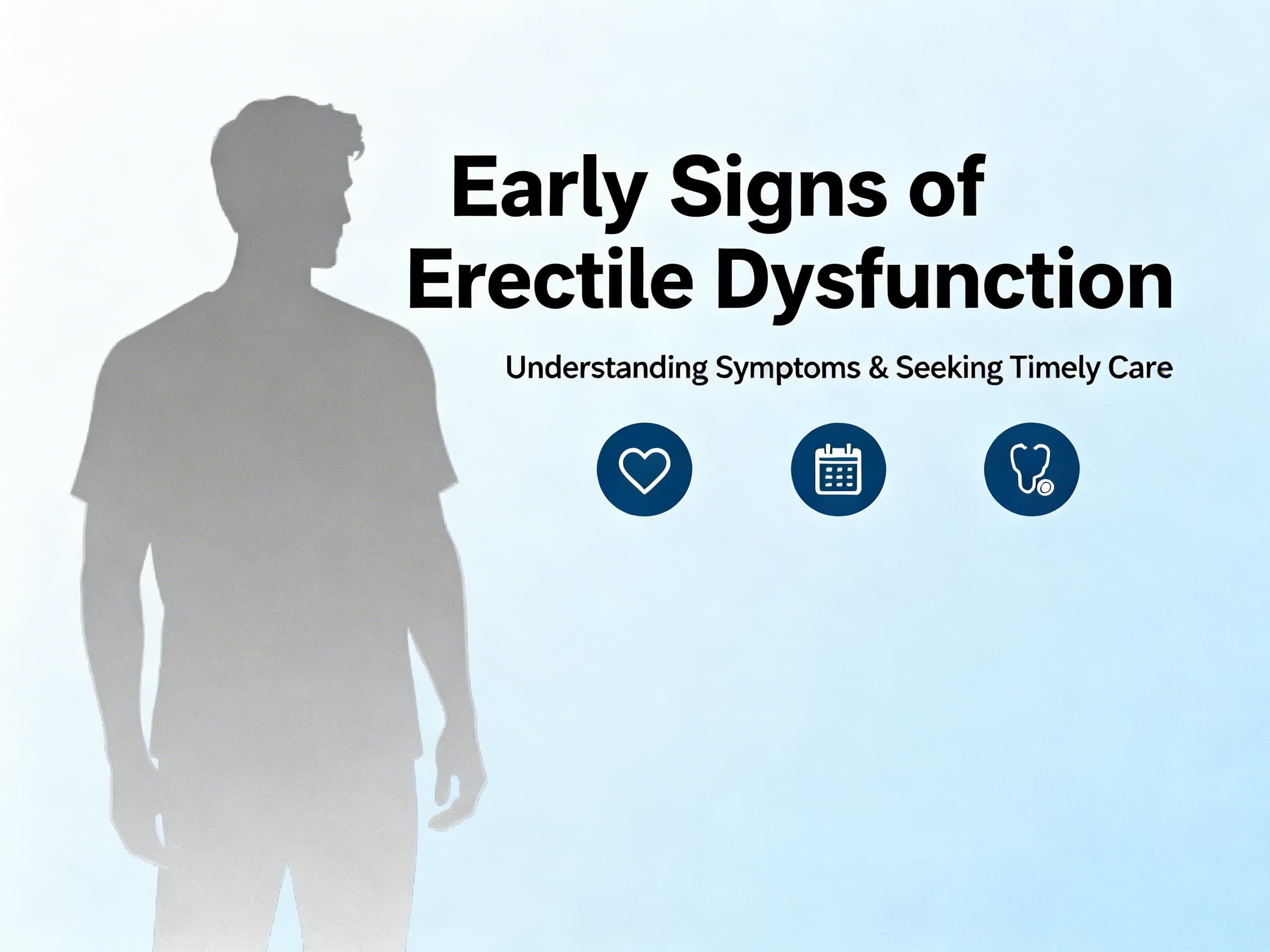 Early Signs of Erectile Dysfunction: Causes and What to Do