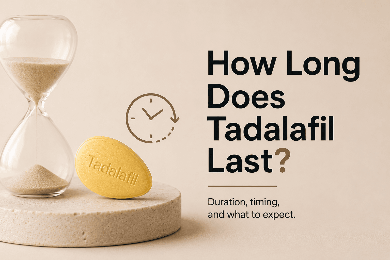 How Long Does Tadalafil Last? Onset, Duration, and What to Expect